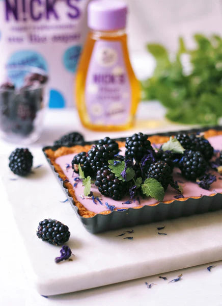 Healthy Blackberry Pie no added sugar.