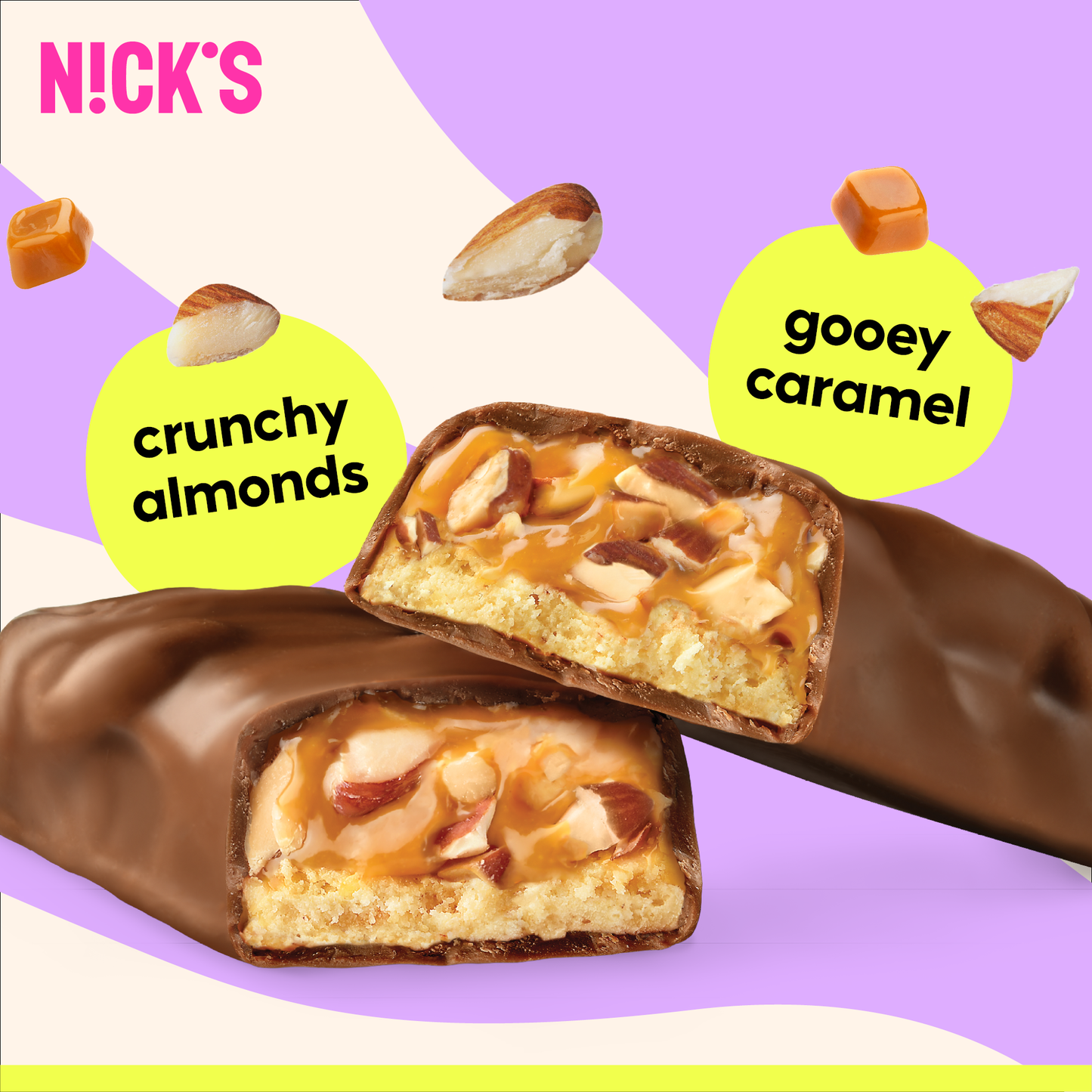Protein bar almond caramel 12 x 50g