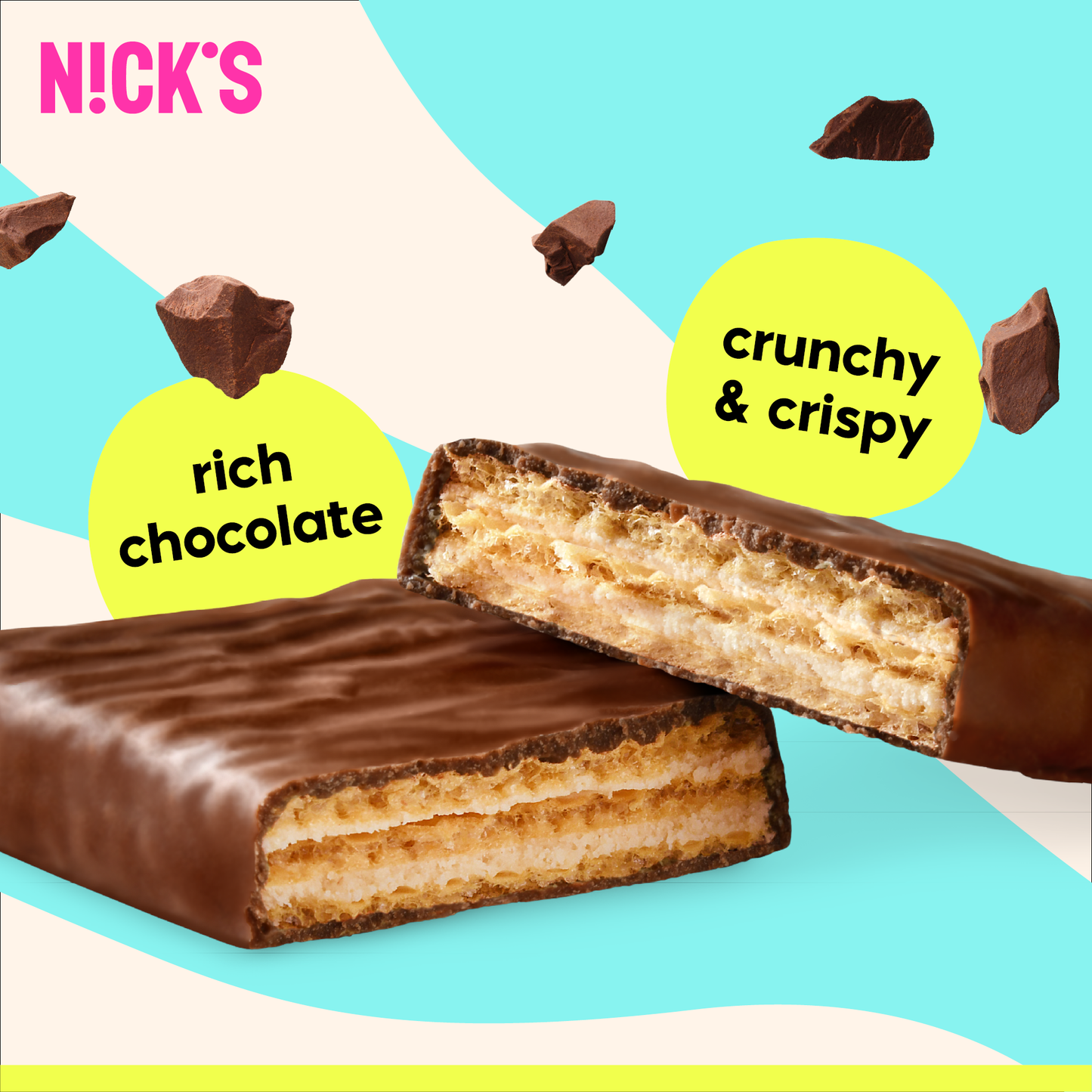 Protein wafer chocolate
