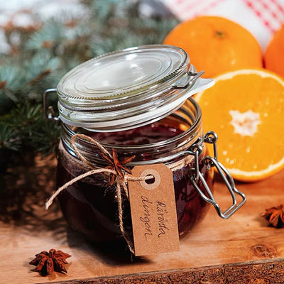 Healthy sugar-free raw lingonberries.