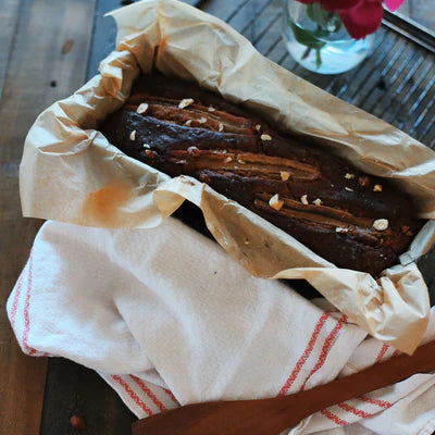 Soft banana cake with no added sugar.