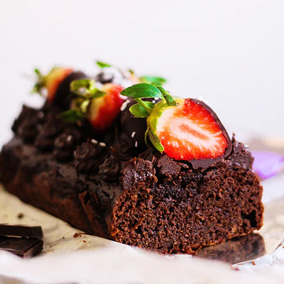 Chocolate Fudge Brownie no added sugar.