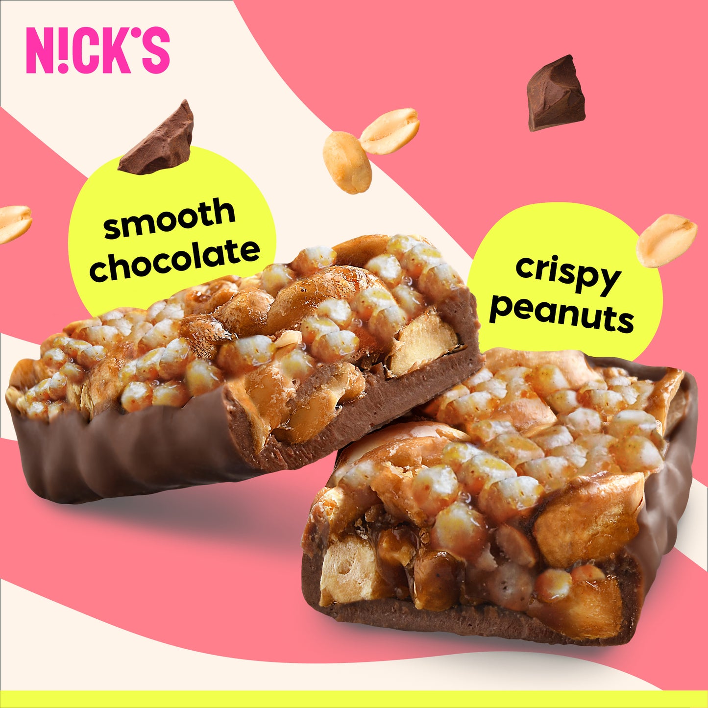 Nut bar peanut crisp 12 x 40g