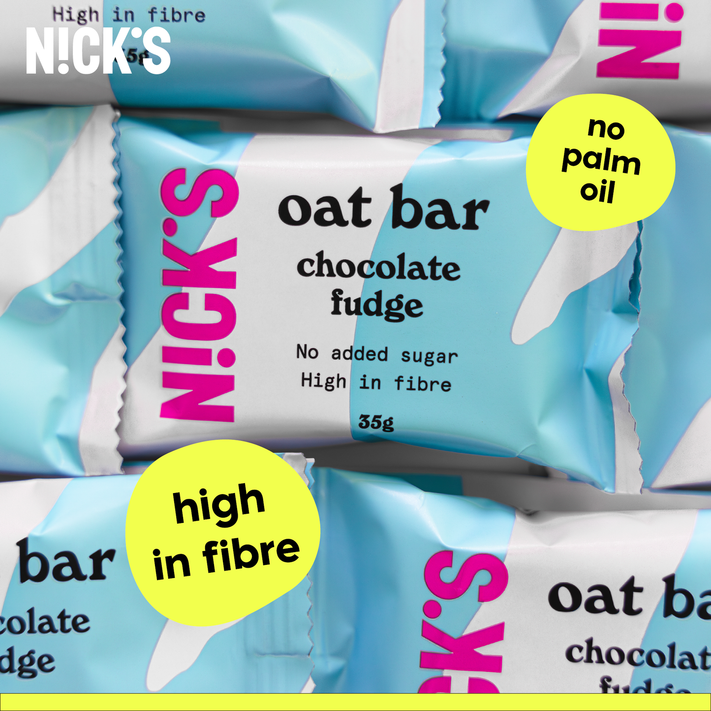 Oat bar chocolate fudge 12 x 35g