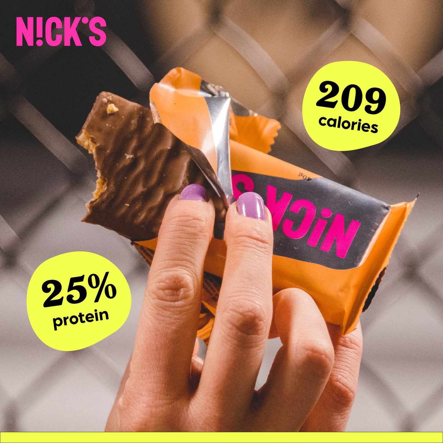 Protein wafer orange